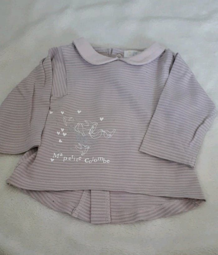 🌸Tee shirt manches longues 3 mois Kitchoun