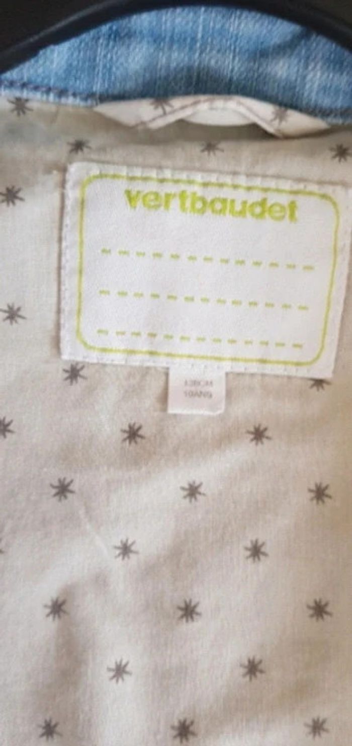 Veste fille jeans Verbaudet taille 10 ans - photo numéro 3