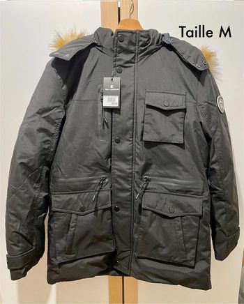 Parka Ted Lapidus noire taille M