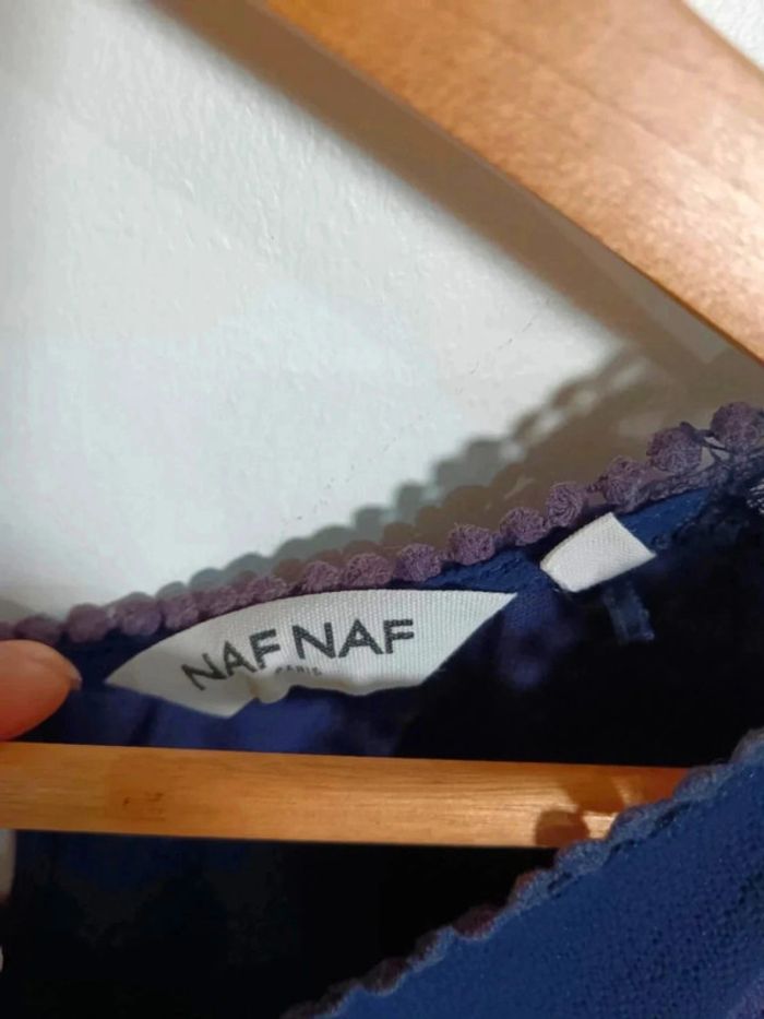C18 débardeur marine NafNaf L - photo numéro 3