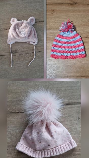 Lot bonnets 0-3 mois