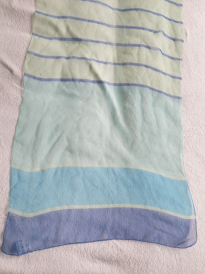 Foulard bleu et vert - photo numéro 4