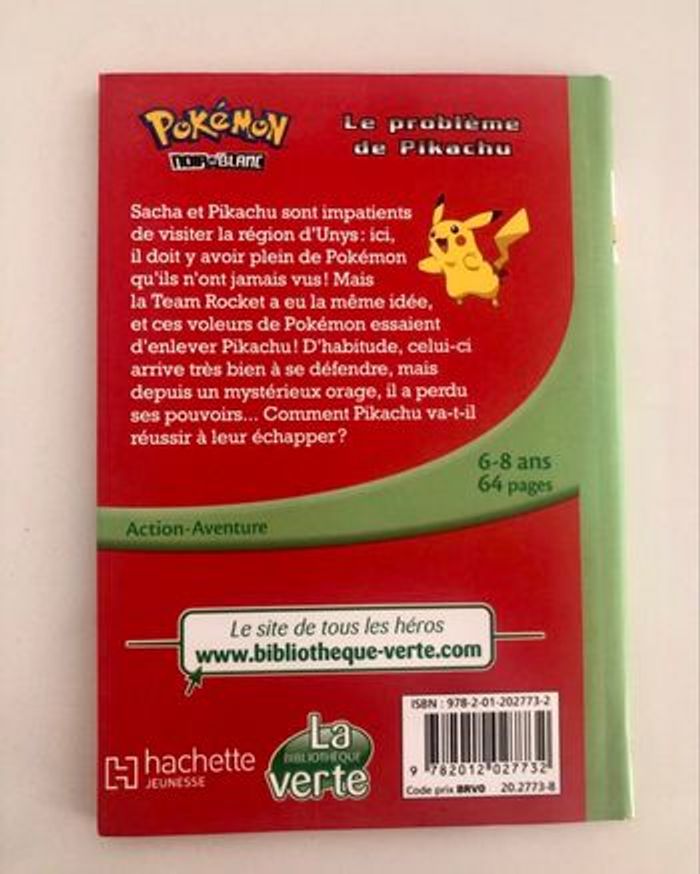 Livre Pokémon bibliothèque verte tome 1 - photo numéro 2