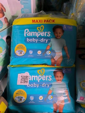 Pampers taille 5 2 paquets