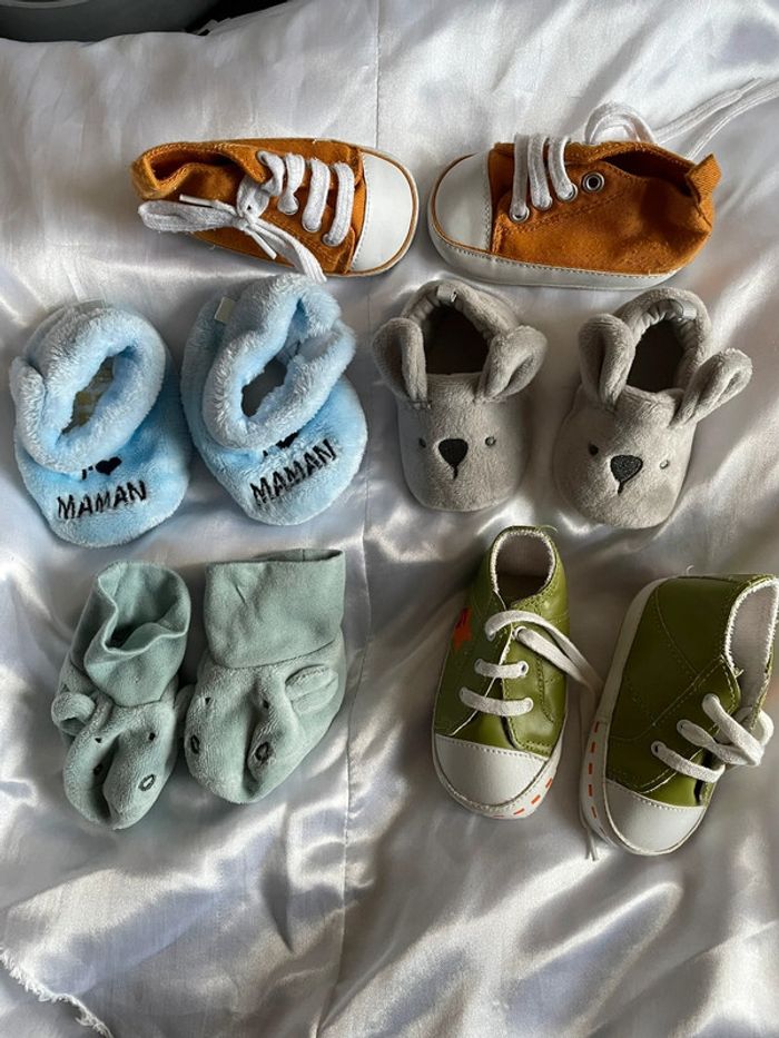 Lot chaussons chaussure