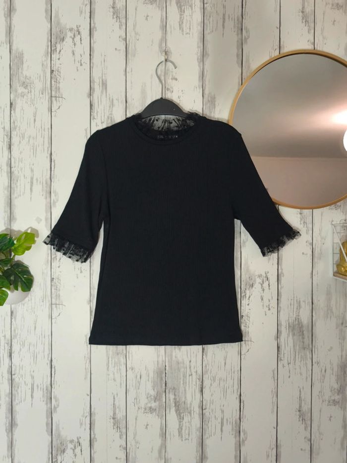 Haut dentelle Zara femme M
