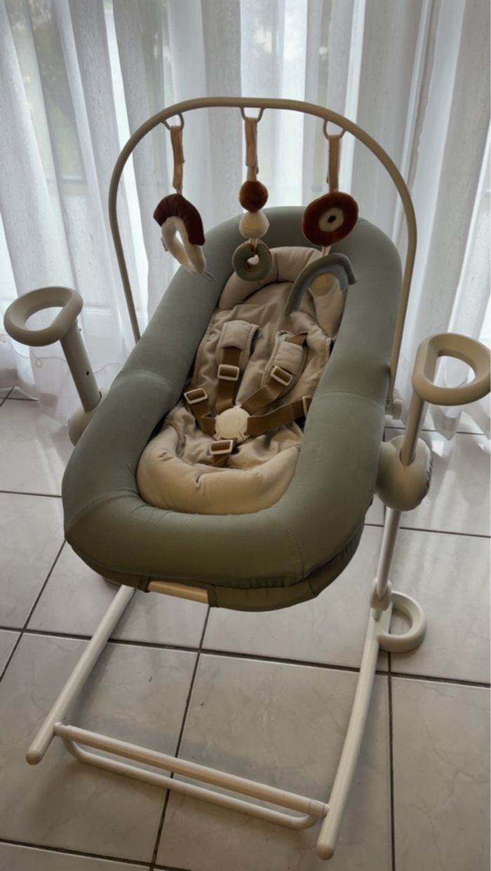 Transat bébé BÉABA Up&Down Plus avec arche de jeux