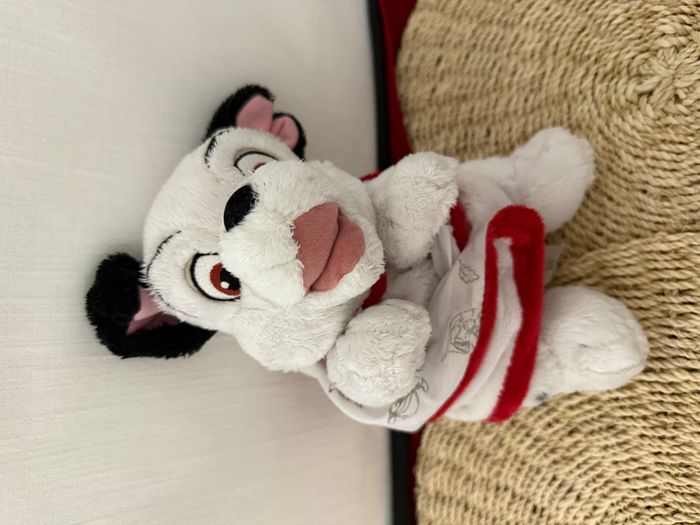 Peluche Doudou Chien Dalmatien Couverture Disney Nicotoy