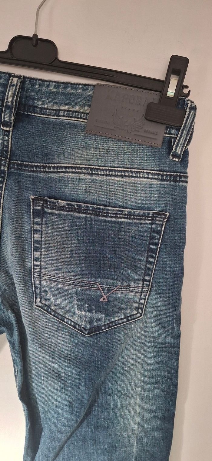Jean Homme Kaporal Slim Taille 27/37 - Style Déchiré - Bon État⁸ - photo numéro 7