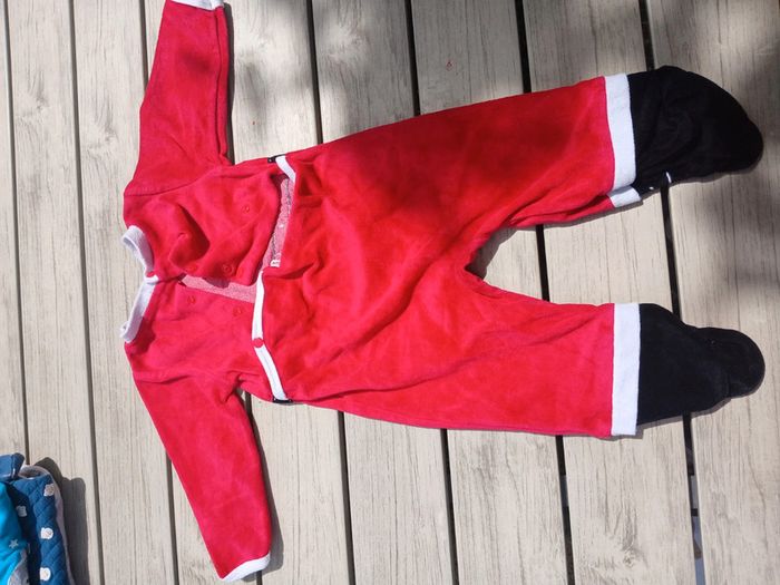 Lot 5 pyjamas 9 mois velours bébé garçon - photo numéro 6