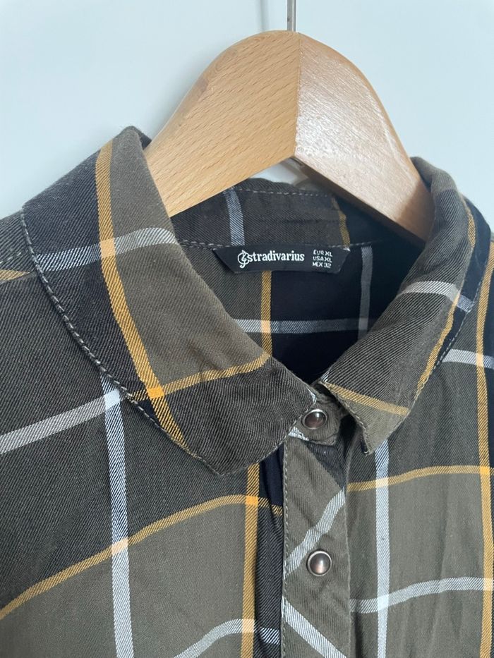 Chemise à carreaux Stradivarius T42-XL - photo numéro 2