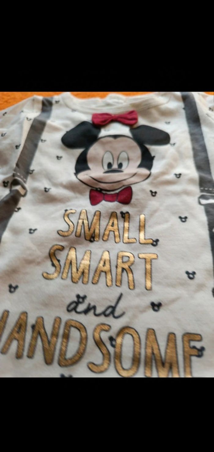 Mignon ensemble Mickey 6 mois - photo numéro 4