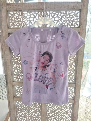 Tee shirt violetta 10 ans