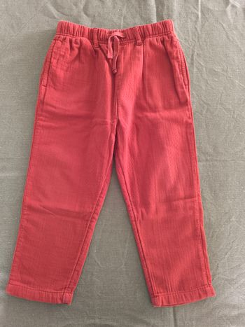 Pantalon fille côtelé velours