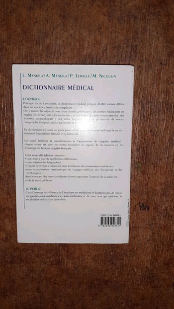 Dictionnaire médical
