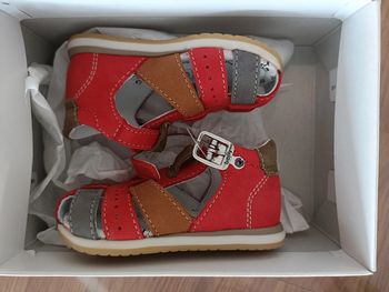 Sandales Bopy Zigoto rouge 19