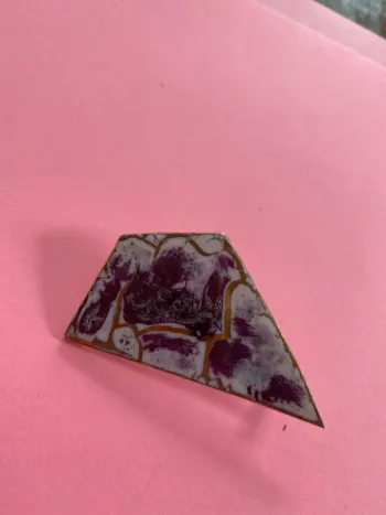 Broche porcelaine