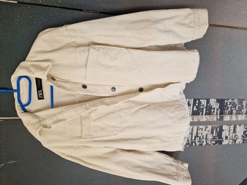 Veste chemise créme femme Zara
