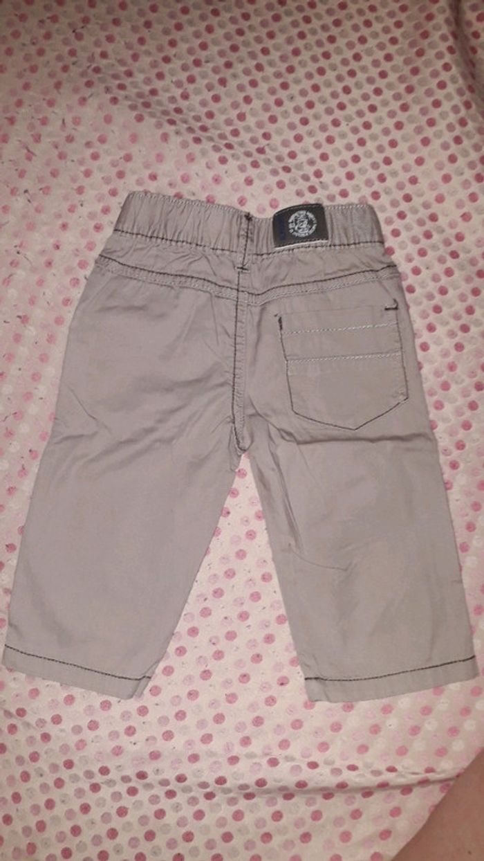 Alphabet pantalon léger beige taille 6 mois - photo numéro 2