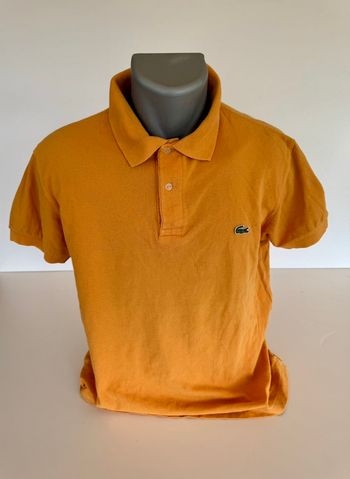 Polo lacoste orange taille M