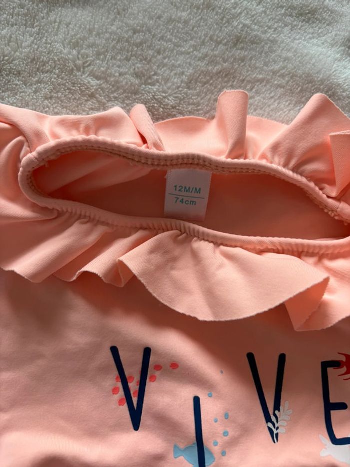Teeshirt anti uv obaibi bébé fille - photo numéro 2