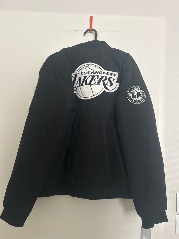Blouson Bomber Officiel NBA LAKERS (Primark) – Noir  170 - photo numéro 3
