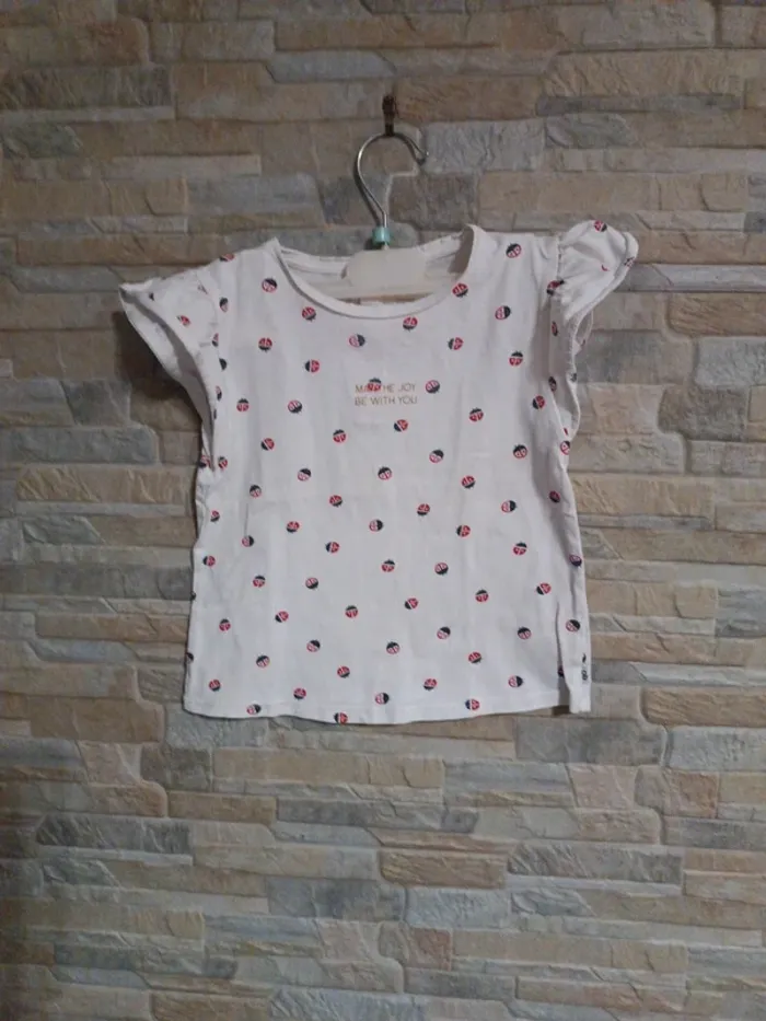 T-shirt coccinelles Obaïbi 3A - photo numéro 1