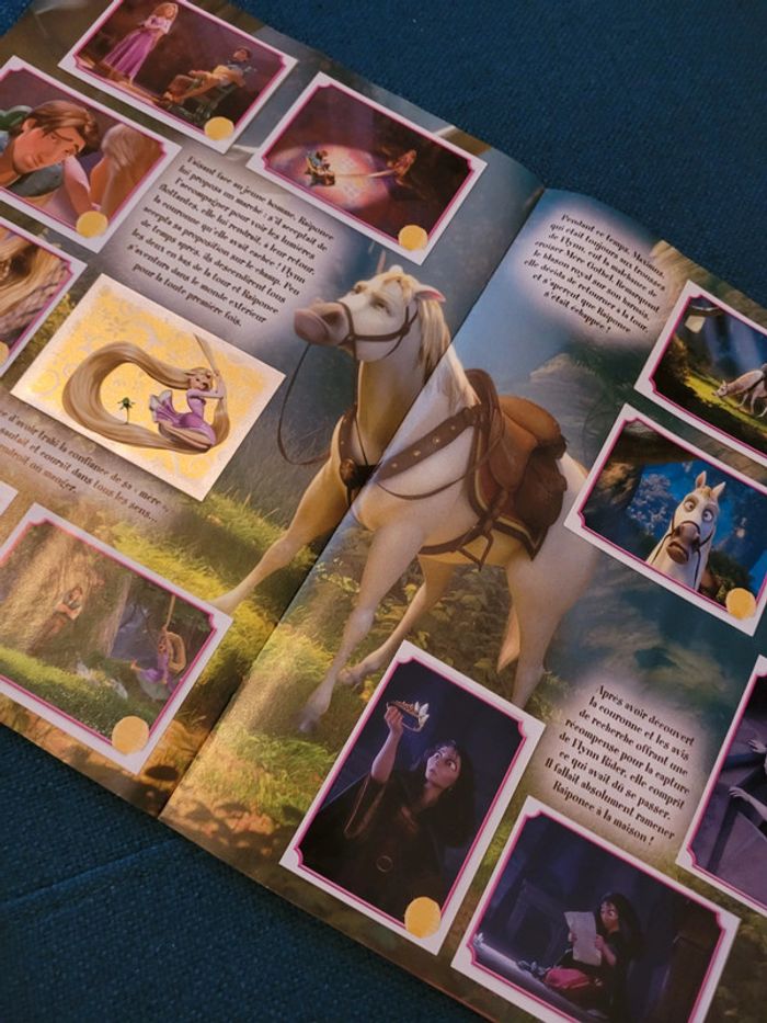 Album livre Panini complet Raiponce Disney + poster excellent etat stickers autocollants - photo numéro 4