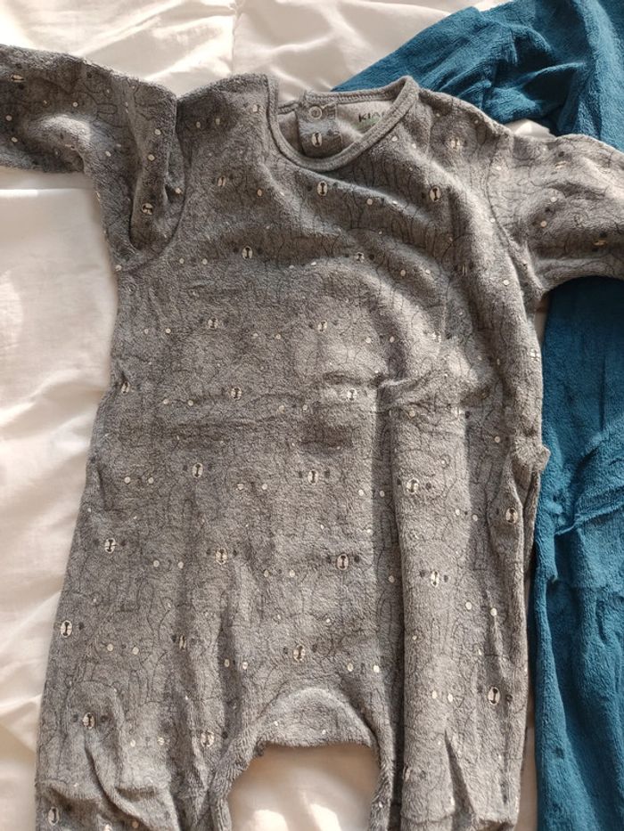 Lot 3 pyjamas Kiabi 12m tbe - photo numéro 3