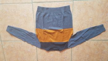 Pull garçon 6 ans gris et ocre In extenso