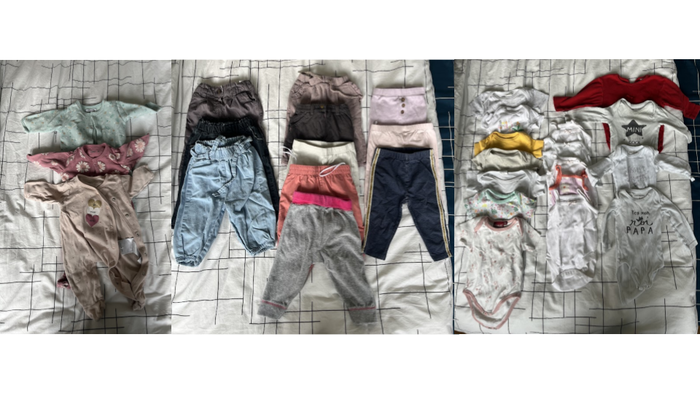 lot de vêtements taille 6 mois - 63 pieces - photo numéro 4