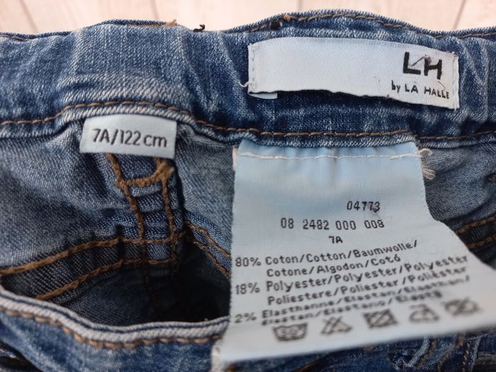 Lot 2 jeans fille 6/7 ans - photo numéro 8