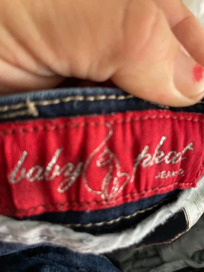 Pantalon en jean Baby Phat bleu taille M - photo numéro 5