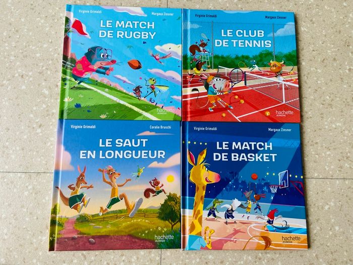 Lot livres animaux sport