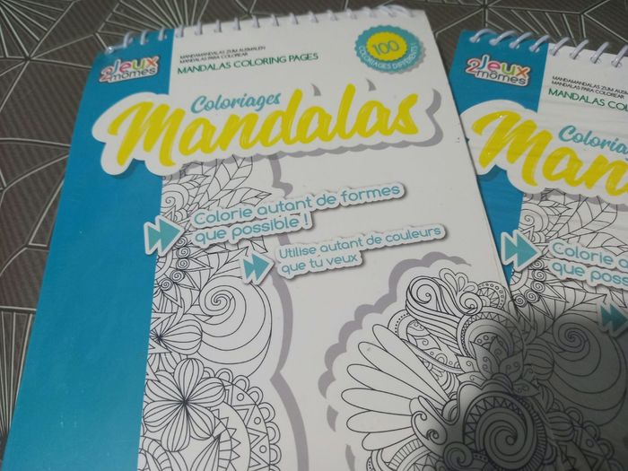 2 livres coloriages Mandala - photo numéro 2