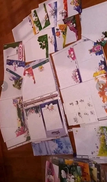 Classeur diddl avec feuilles diddl anciennes rares