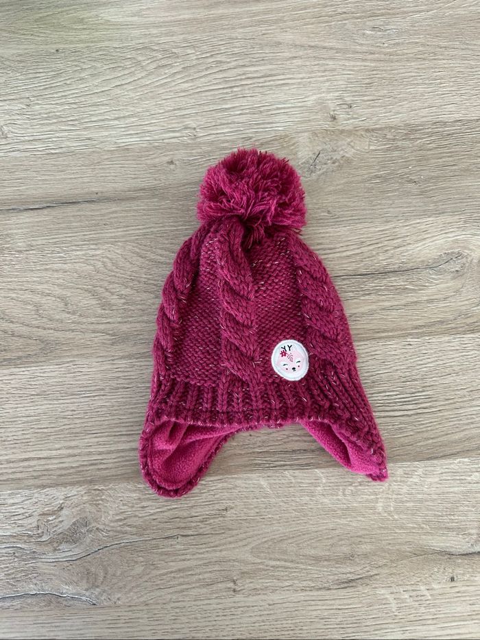 Bonnet bébé fille taille 0-3 mois Tex