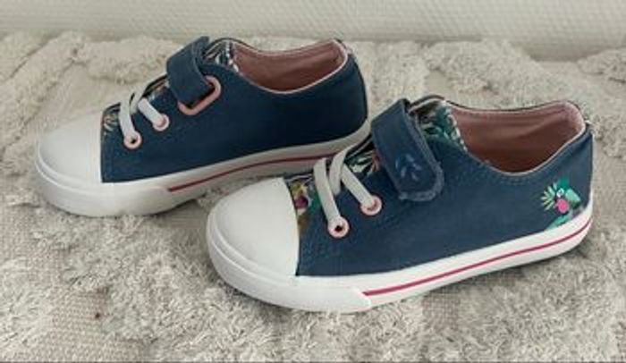 Chaussures bleues pour fille taille 27 - photo numéro 3
