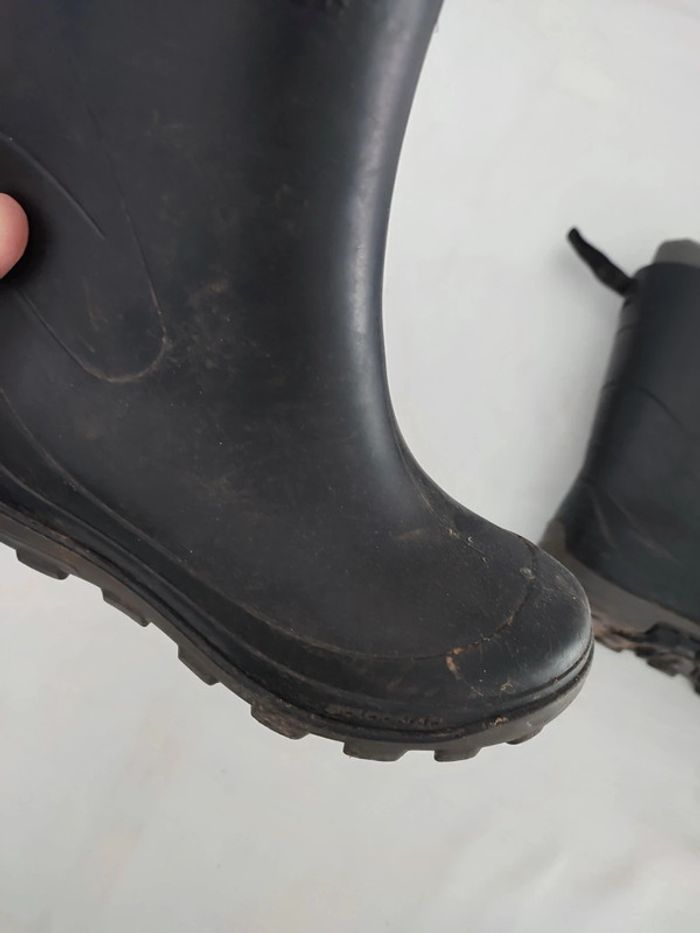 Bottes de pluie doublée d'un chausson 25/26 - photo numéro 2