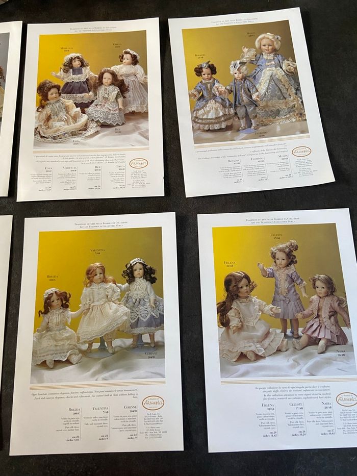 Catalogue 51 poupées de collection italiennes Le bambole di Arianna - photo numéro 2