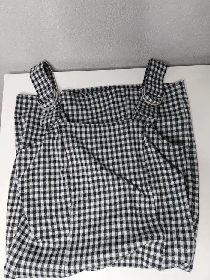 Robe sans manches blanc a carreaux noir , blanc "Pimkie" - photo numéro 3
