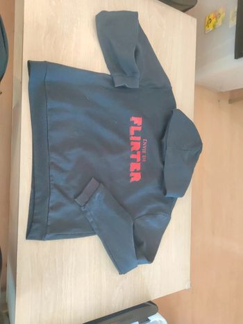 Sweat marine envie de flirter Kiabi 14/16 ans