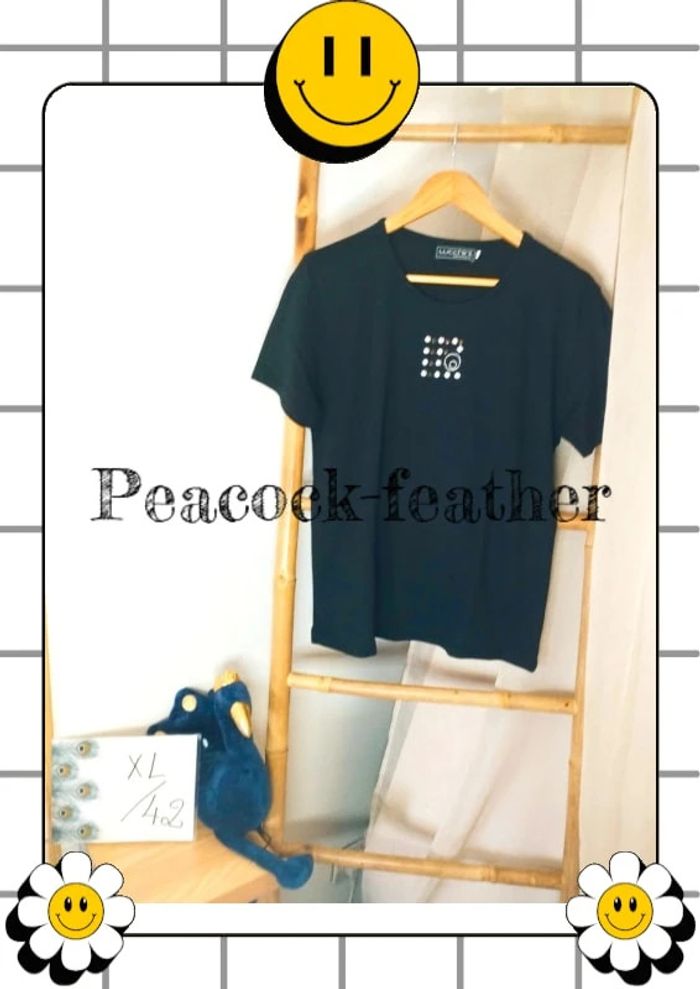 T-shirt noir neuf Luchini xl