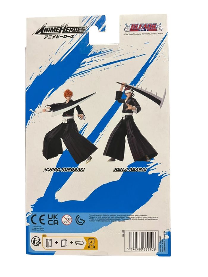 Figurine Anime Heroes Bleach Renji Abarai Bandai neuf - photo numéro 2