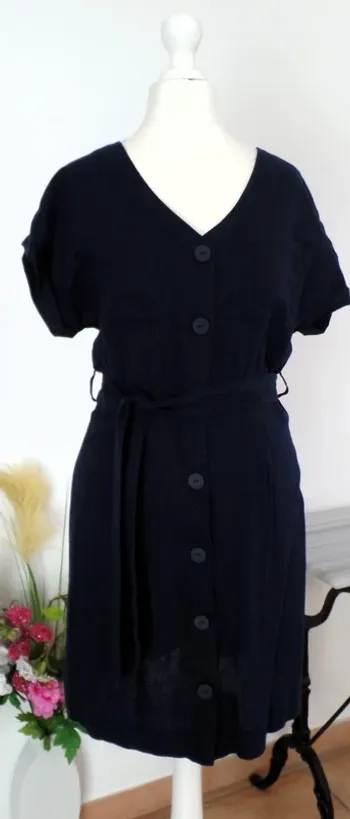 😉Robe bleu marine_lin