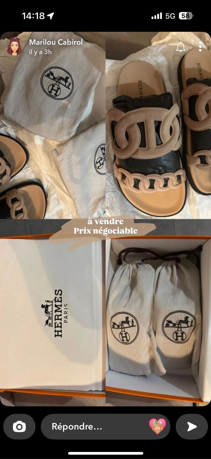 Sandales hermès - photo numéro 8