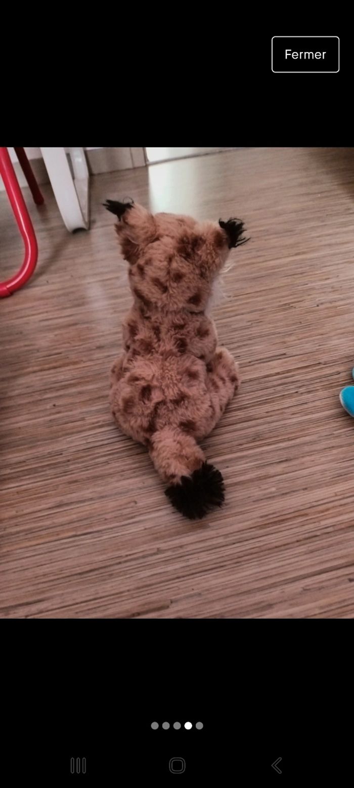 Léopard en peluche - photo numéro 2