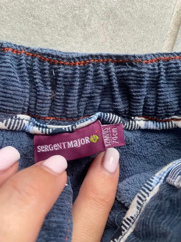 Pantalon Sergent Major velour - photo numéro 3