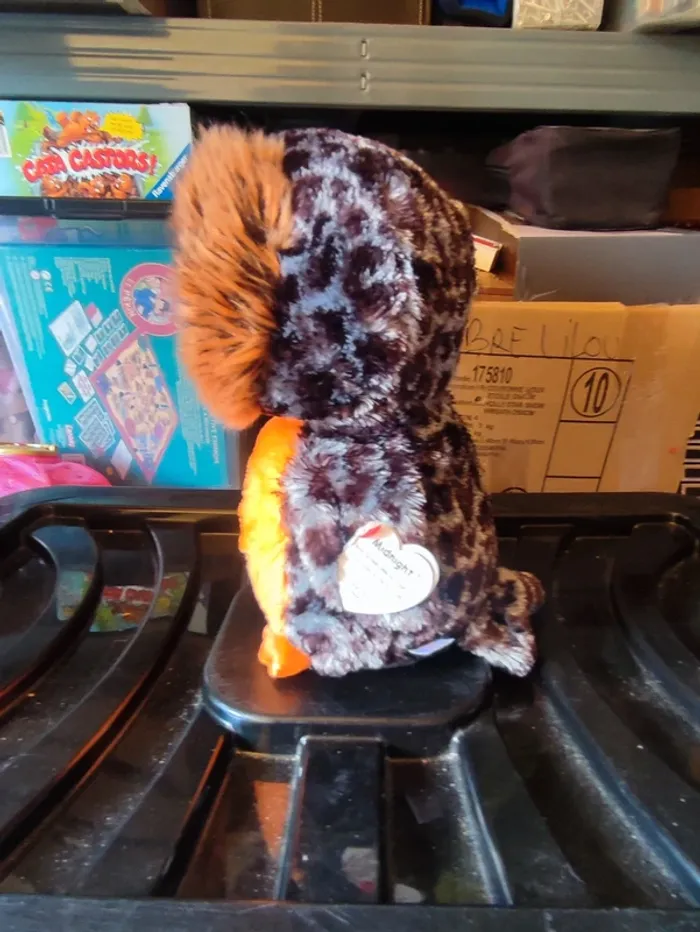 Peluche gros yeux hibou - photo numéro 2