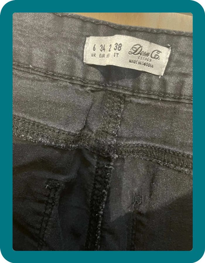 Pantalon jeans simple uni et léger - xs / 34 - photo numéro 3